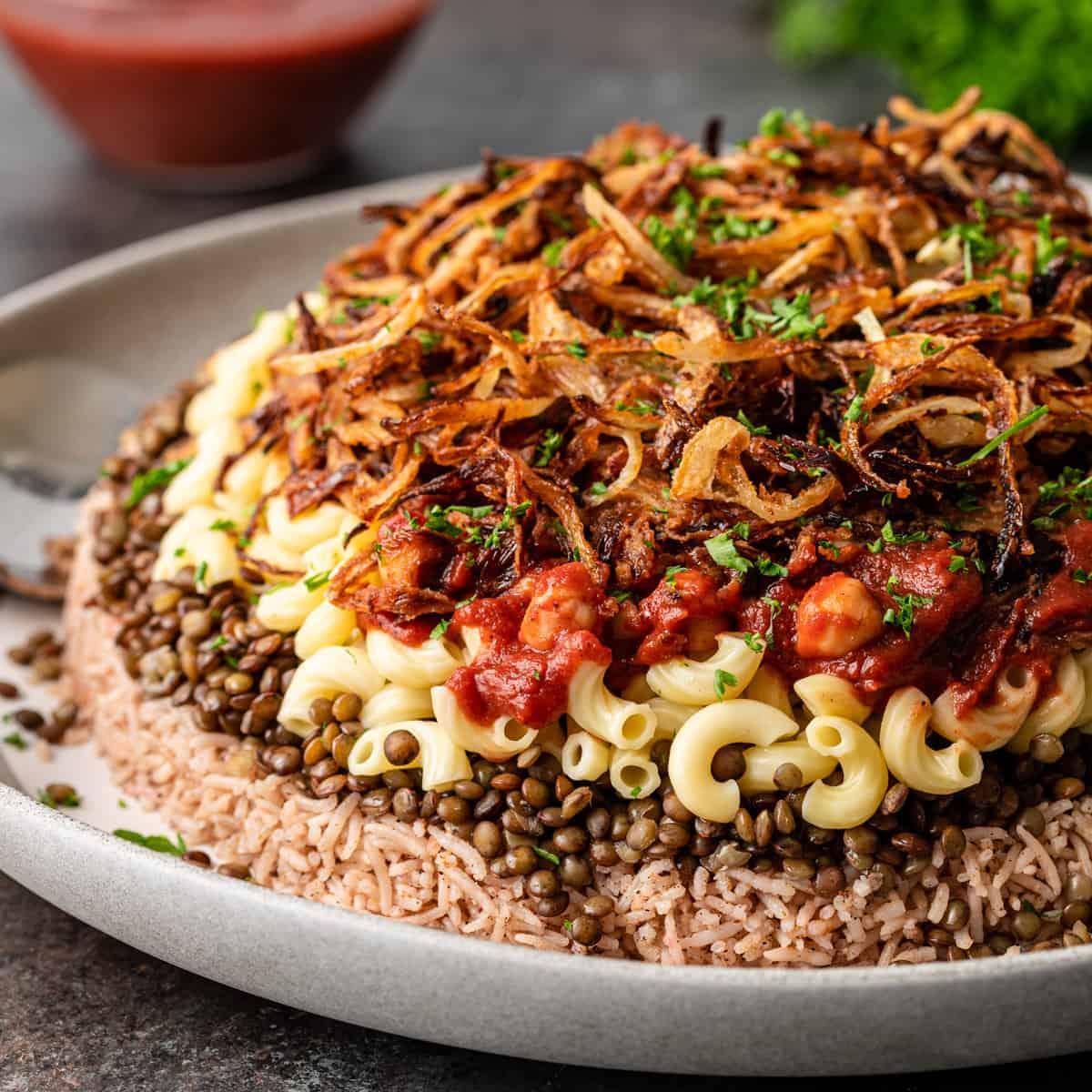 أفضل طريقة لـكشري (Koshari) المصري القاهري