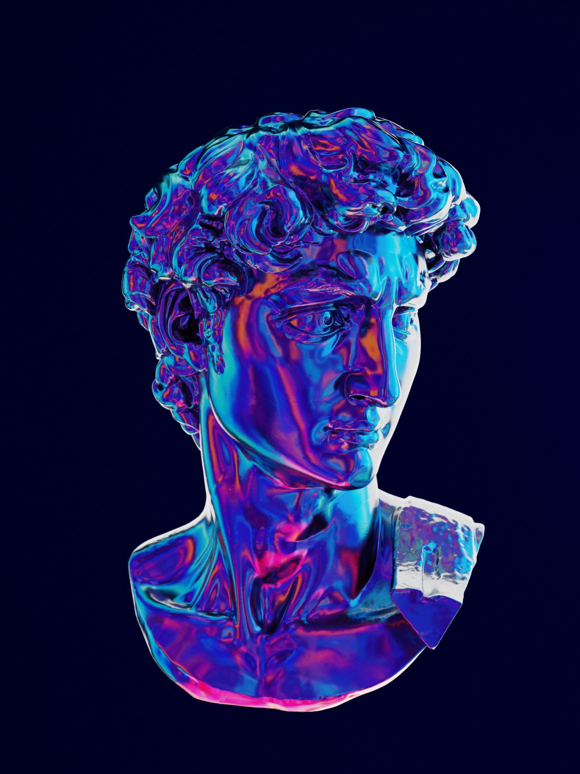 a-blue-and-purple-photo-of-a-mans-head-scaled-1 %categories% - NFTs والإيثريوم: كيف غيرت البلوكتشين عالم الفن الرقمي؟ a-blue-and-purple-photo-of-a-mans-head-scaled-1 NFTs والإيثريوم: كيف غيرت البلوكتشين عالم الفن الرقمي؟